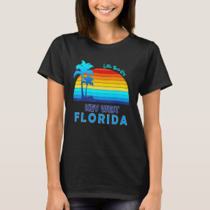 T-shirt Touche de petite torche clé ouest Floride Rétro Tr