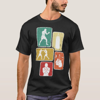T-shirt Touche-moi et ta première leçon de boxe est gratui