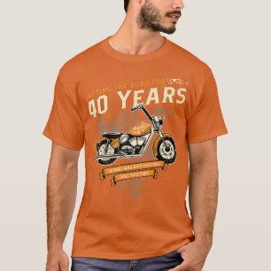 T-shirt Toucher la route pendant 40 ans motocycliste 40e M