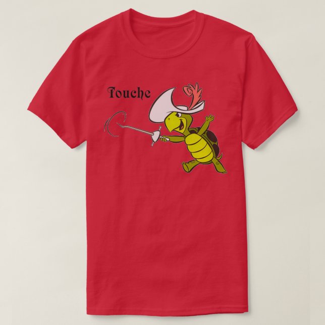 T-shirt Toucher Tortue rouge (Design devant)