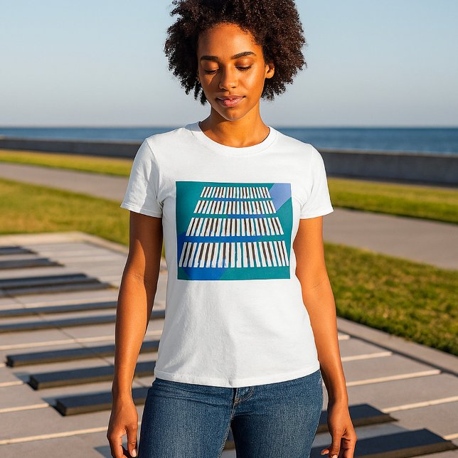 T-Shirt Touches de Piano (Créateur téléchargé)