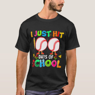 T-shirt Touchez 100 Jours De Baseball Scolaire 100E Jour G