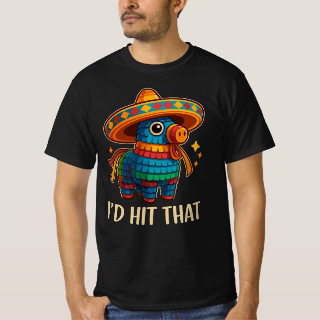 T-shirt Touchez Pinata Cinco De Mayo (Devant)