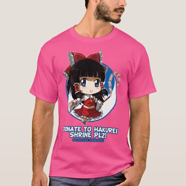 T-shirt Touhou - Reimu Hakurei (Devant)