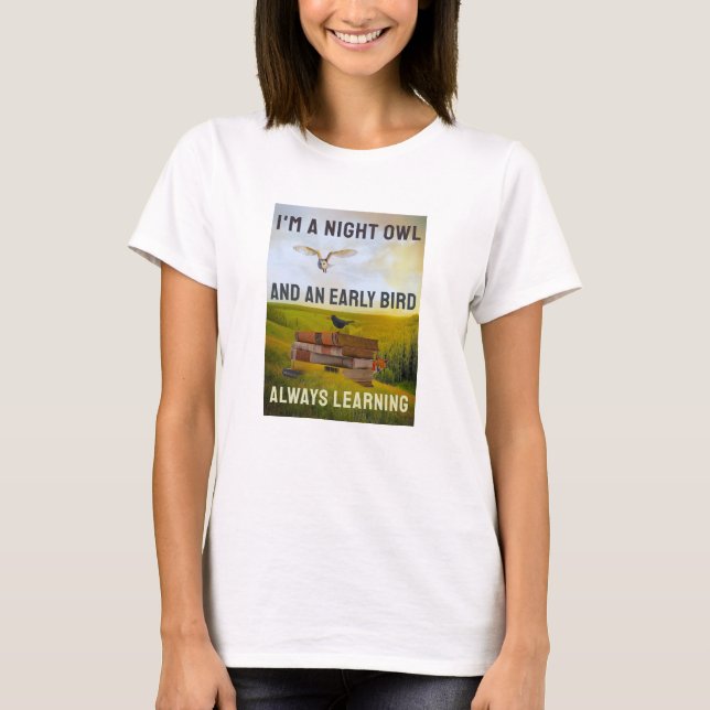 T-shirt toujours apprentissage (léger) (Devant)
