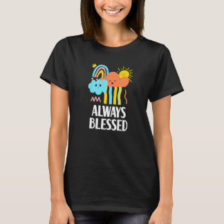 T-shirt Toujours Bénis Citation Positive Sensibilisation à