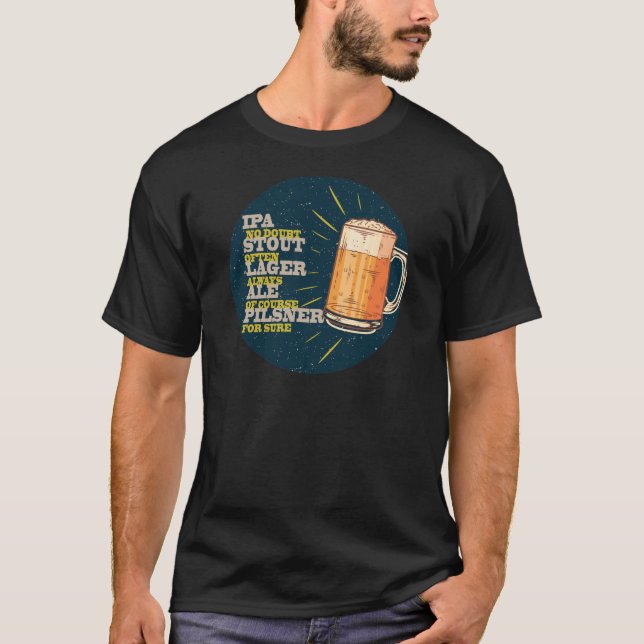 T-shirt Toujours bière (Devant)