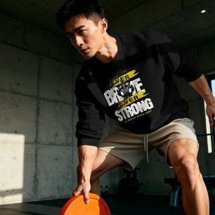 T-shirt Toujours Brave Toujours Fort – Gym Fitness Motivat