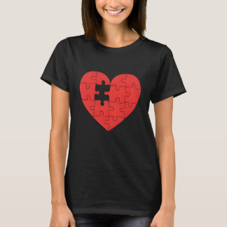 T-shirt Toujours connecté : Correspondant Couple Coeur