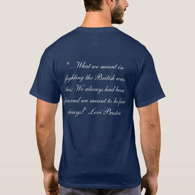 T-shirt Toujours destiné à être libre (Dos)