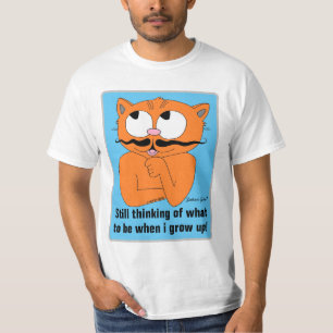 T-shirt Toujours en train de penser à ce que je serai quan