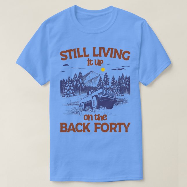 T-shirt Toujours en vie sur le dos Quarante 3 (Design devant)