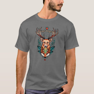 T-shirt Toujours ensemble stag et style de tatouage vixen