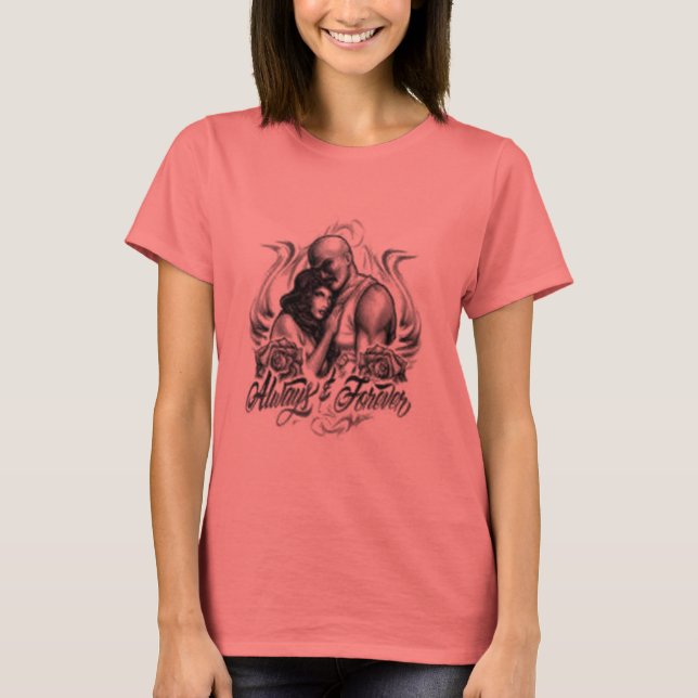 T-shirt Toujours et jamais (Devant)