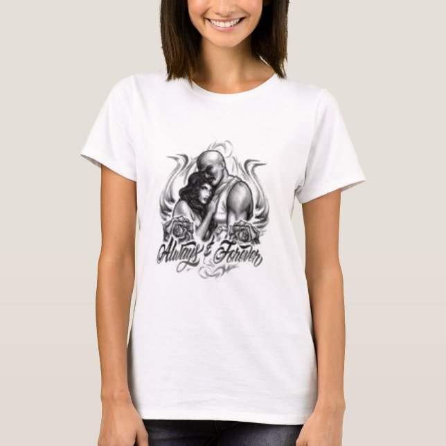 T-shirt Toujours et jamais (Devant)