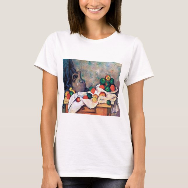 T-shirt Toujours la vie avec les fruits, Paul Cezanne (Devant)