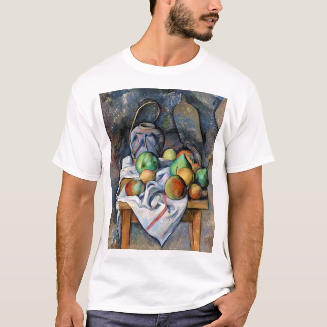 T-shirt Toujours la vie avec les fruits, Paul Cezanne (Devant)