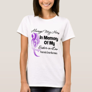 T-shirt Toujours ma belle-soeur de héros - Cancer