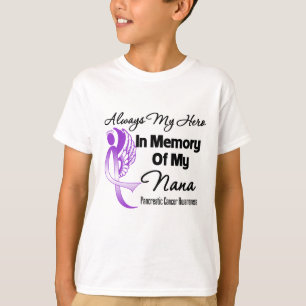 T-shirt Toujours mon héros dans la mémoire Nana - Cancer