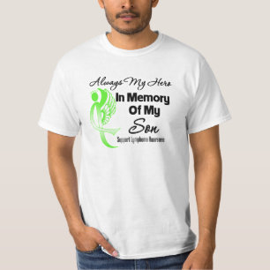 T-shirt Toujours mon héros dans le fils de mémoire -