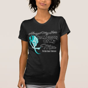 T-shirt Toujours mon héros en mémoire maman - Cancer de l'