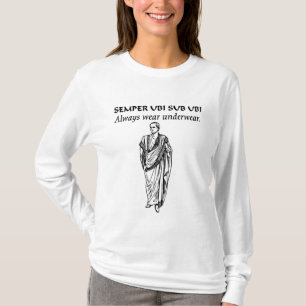 T-shirt Toujours porter des sous-vêtements (Roman Toga) (2