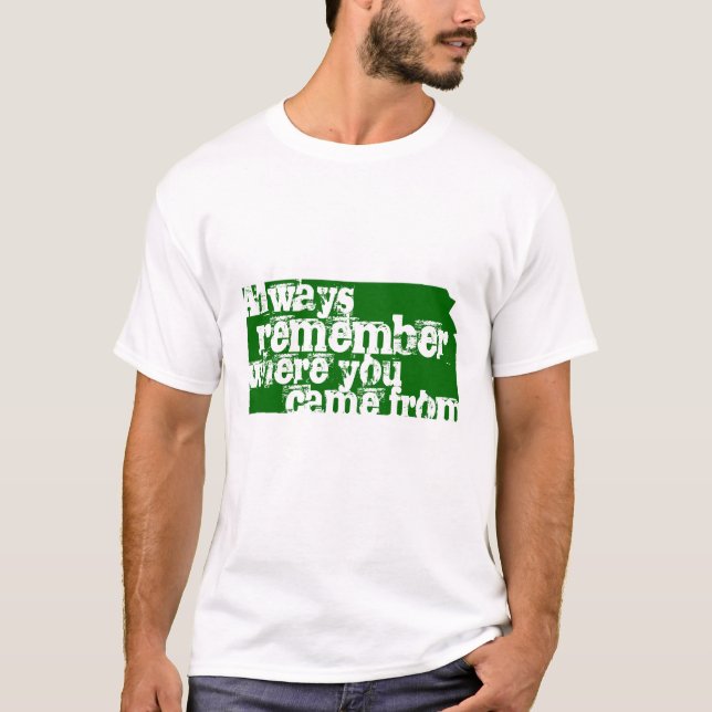 T-shirt Toujours se rappeler (Devant)