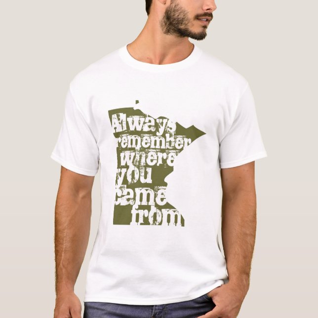 T-shirt Toujours se rappeler (Devant)