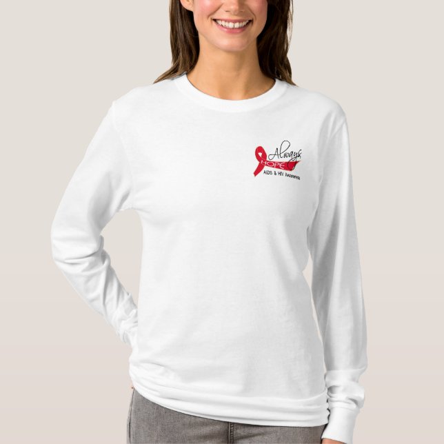 T-shirt Toujours SIDA d'espoir (Devant)