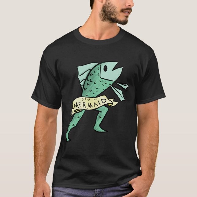 T-shirt Toujours une sirène (Devant)