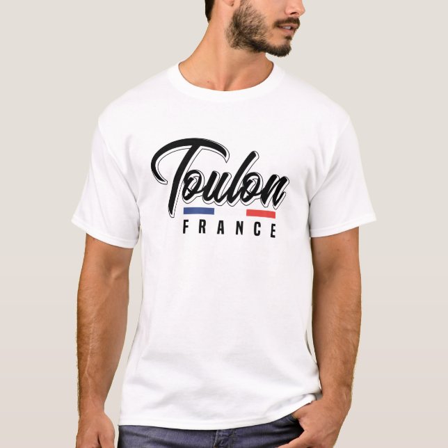 T-shirt Toulon en France (Devant)