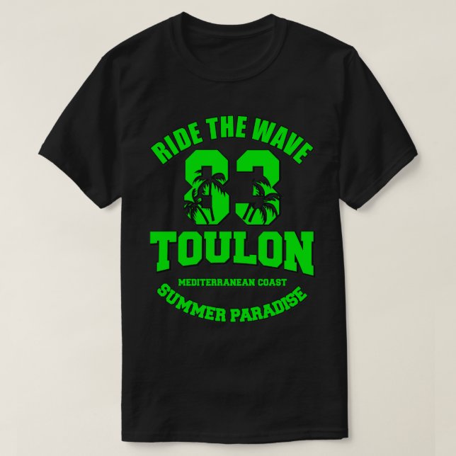 T-shirt Toulon France (Design devant)