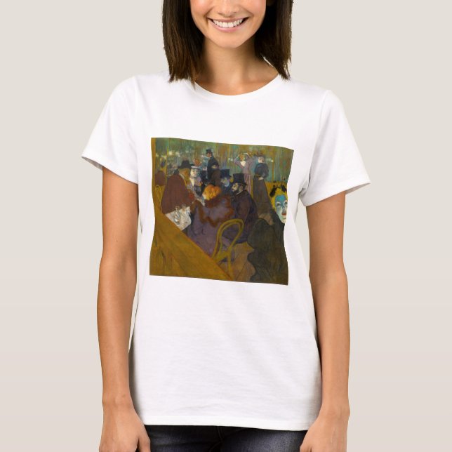 T-shirt Toulouse-Lautrec - Au Rouge (Devant)