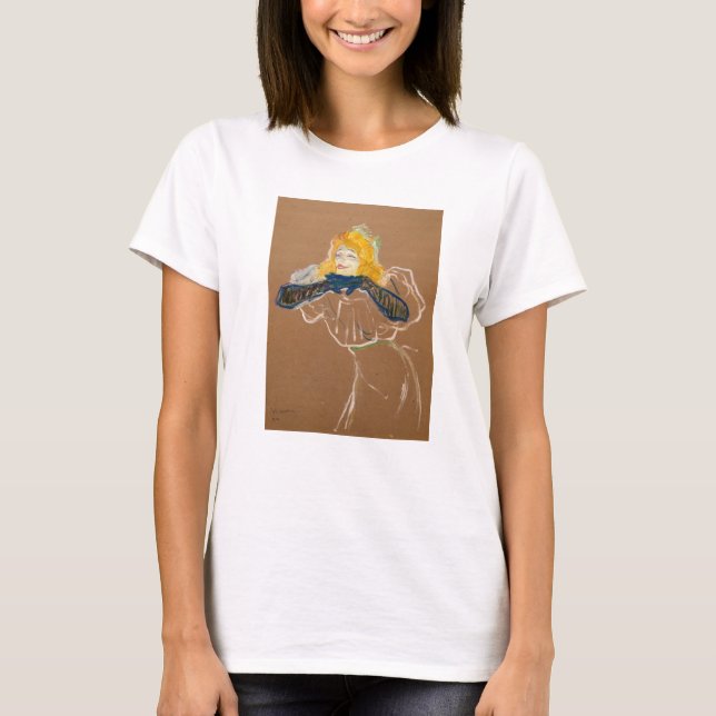 T-shirt Toulouse-Lautrec - Yvette Guilbert Singing (Devant)