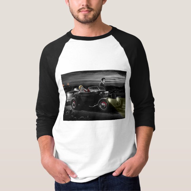 T-shirt Tour B&W de joie (Devant)