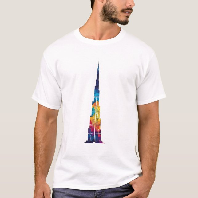 T-SHIRT TOUR BURJ KHALIFA (Devant)