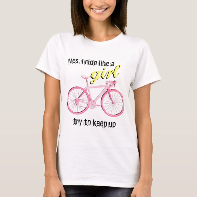 T-shirt Tour comme une fille (Devant)