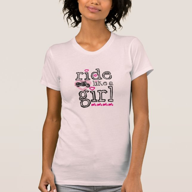 T-shirt Tour comme une fille - croiseur (Devant)