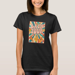 T-shirt Tour de Bach rétro années 60 70 thème Demoiselle d