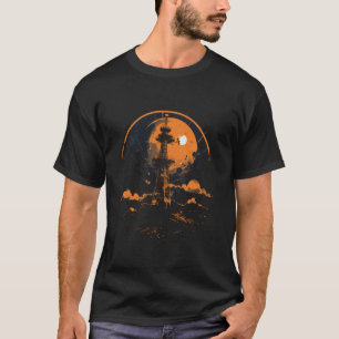 T-shirt Tour de contrôle du trafic aérien Graphic Tee
