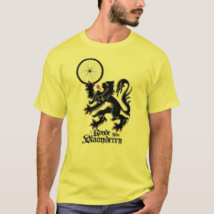 T-shirt Tour de Flandre (De Ronde) Lion tenant Wheel