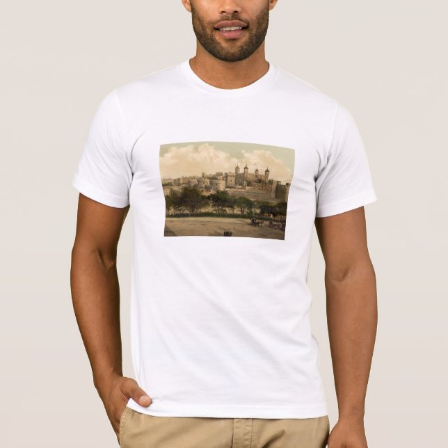 T-shirt Tour de Londres, Londres, Angleterre (Devant)