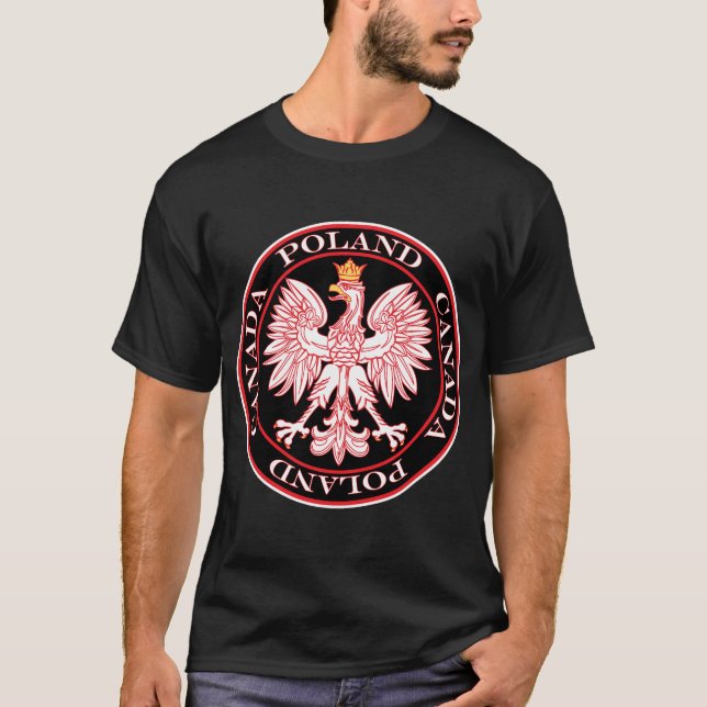 T-shirt Tour de Pologne Aigle rouge du Canada (Devant)