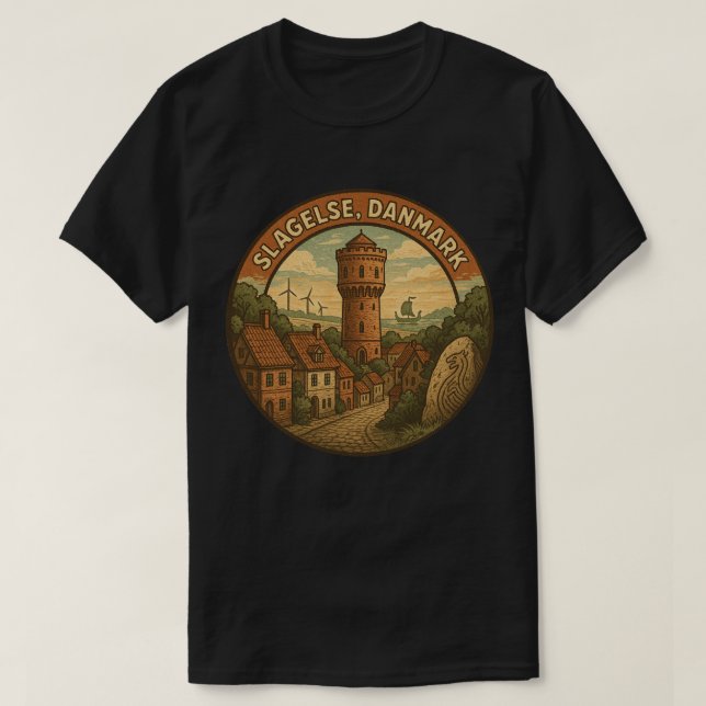 T-shirt Tour de Slagelse Danemark (Design devant)