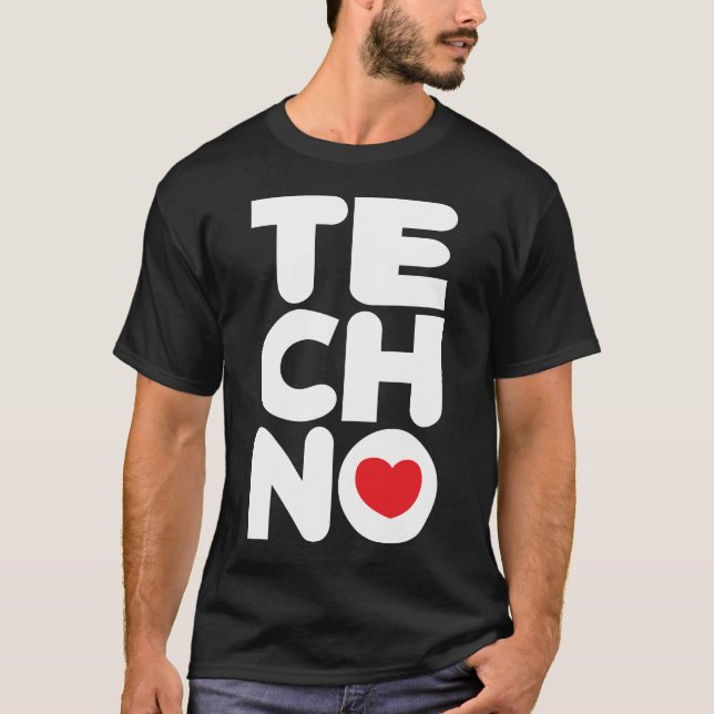 T-shirt Tour de techno (Devant)