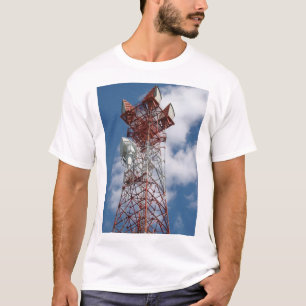 T-shirt Tour de télécommunications micro-ondes