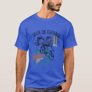 T-shirt Tour de vélo rétro sport Tour d'Espagne