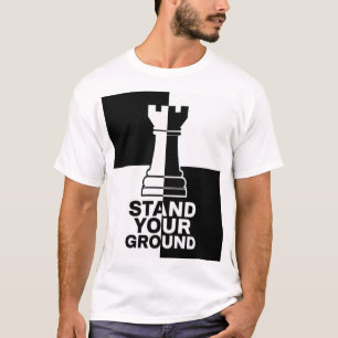 T-shirt Tour d'échecs Stand Your Ground