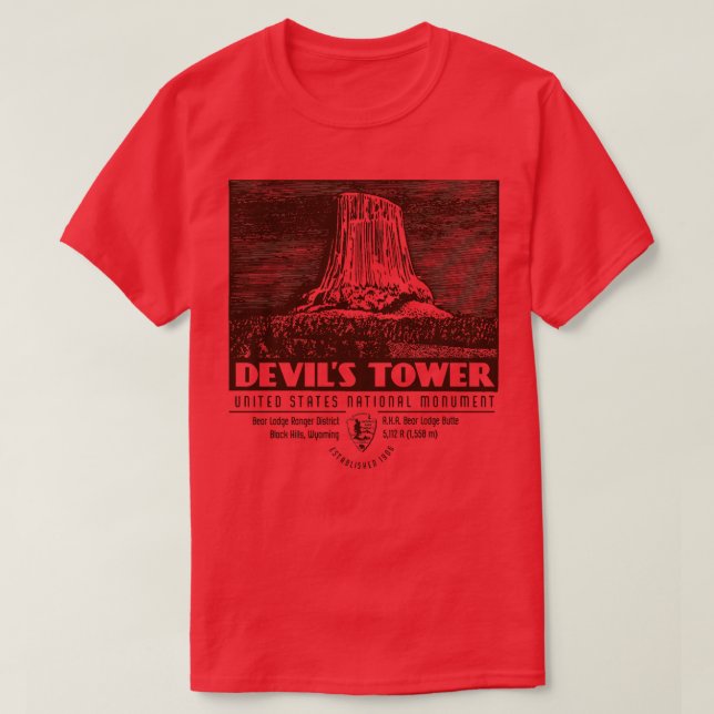 T-shirt Tour Devils (Design devant)