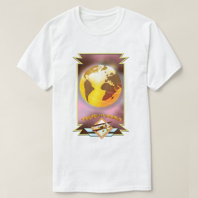 T-shirt Tour du monde Golden Globe (Design devant)